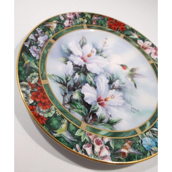 Lena Liu Hummingbird Collection Decor Plate - Picture 2 of 6
